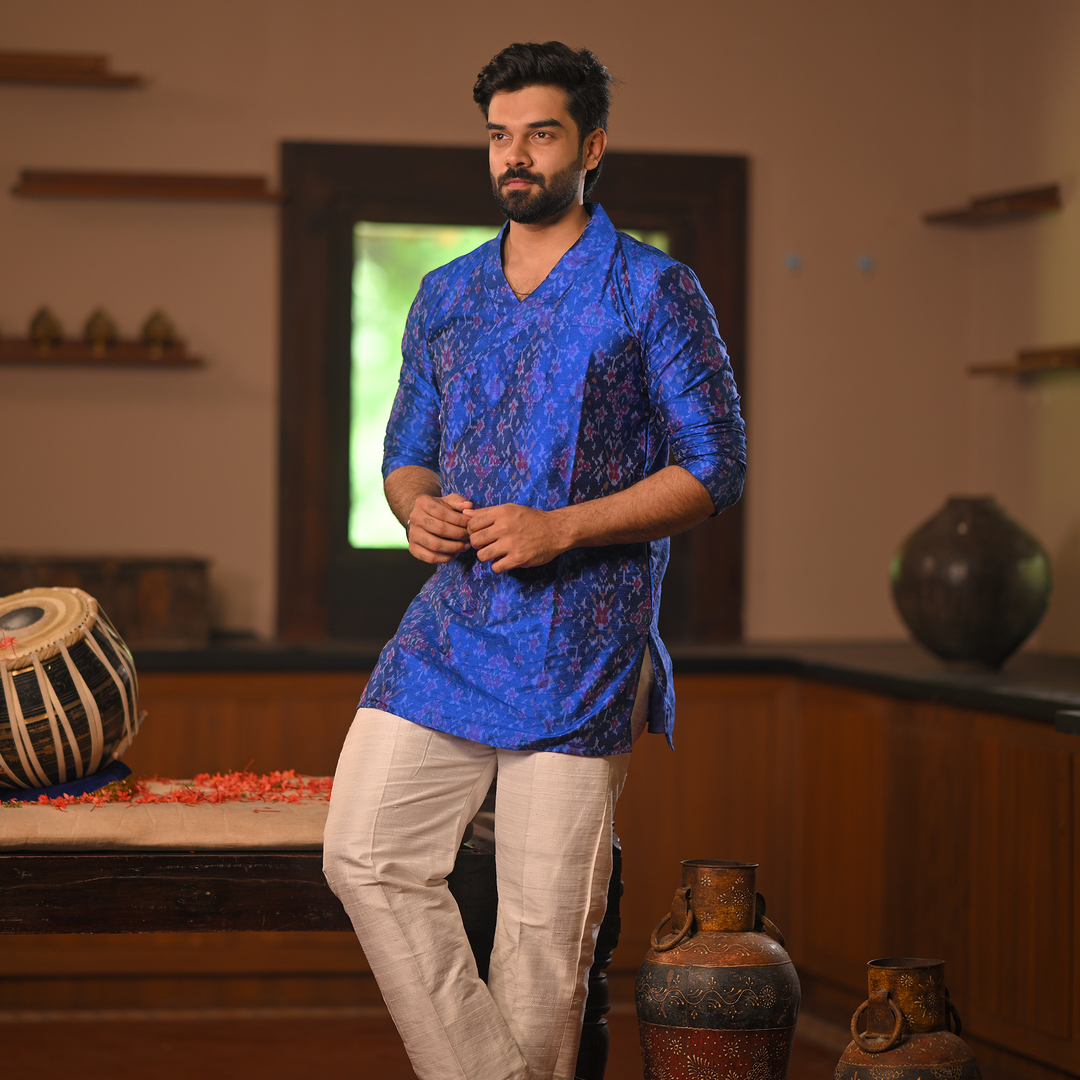 Royal Blue Kurta for Men