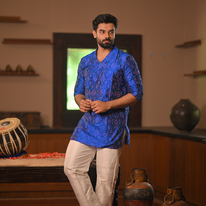 Royal Blue Kurta for Men