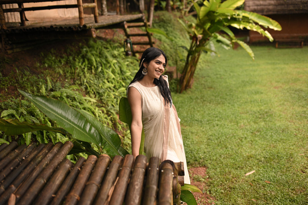 Copper Saree