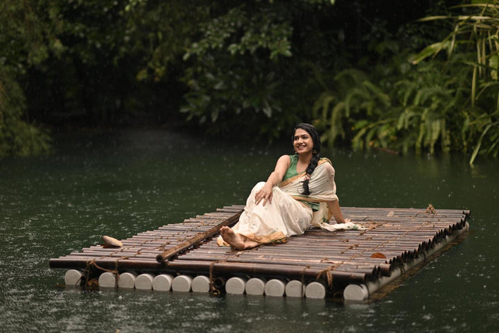 Green Saree