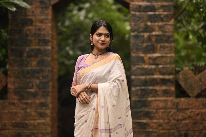 Lilac Saree