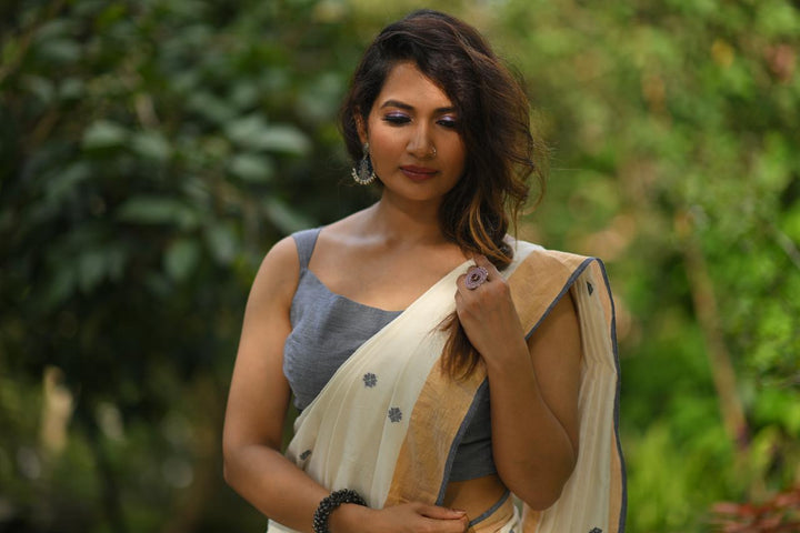 Blue Saree